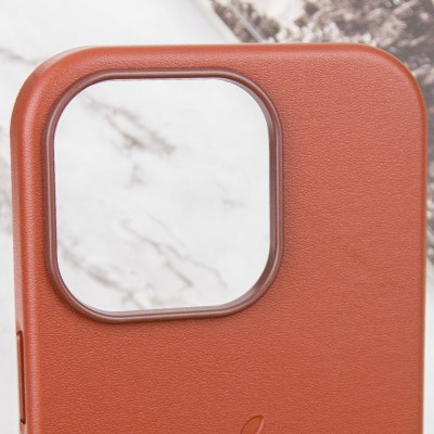 Шкіряний чохол Leather Case (AAA) with MagSafe and Animation для Apple iPhone 14 Pro Max (6.7") Umber Шкіряний чохол Leather Case (AAA) with MagSafe and Animation для Apple iPhone 14 Pro Max (6.7") Umber