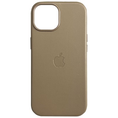 Шкіряний чохол Leather Case (AAA) with MagSafe and Animation для Apple iPhone 15 Pro Max (6.7") Light Brown Шкіряний чохол Leather Case (AAA) with MagSafe and Animation для Apple iPhone 15 Pro Max (6.7") Light Brown