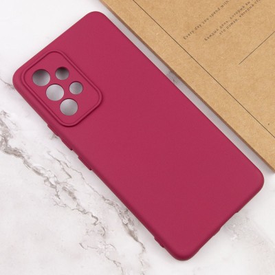 Чохол TPU GETMAN Liquid Silk Full Camera для Samsung Galaxy A32 4G Бордовий / Marsala Чохол TPU GETMAN Liquid Silk Full Camera для Samsung Galaxy A32 4G Бордовий / Marsala