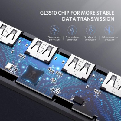 USB-хаб UGREEN CM219 4-Port USB3.0 Hub With USB-C Power Supply (50985) USB-хаб UGREEN CM219 4-Port USB3.0 Hub With USB-C Power Supply (50985)