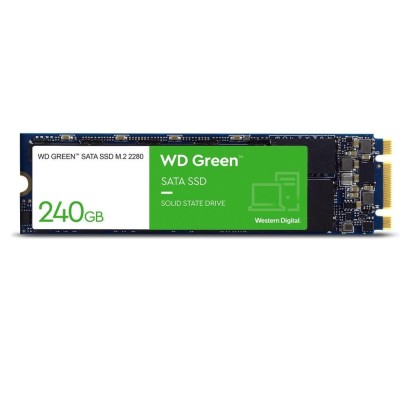 Твердотільний запам’ятовувальний пристрій накопичувач (SSD) SATA M.2 240GB 6GB/S GREEN WDS240G3G0B WDC