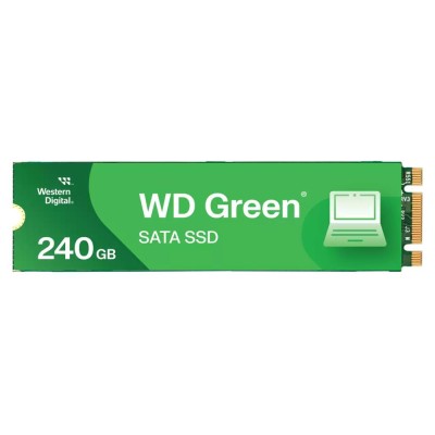 Твердотільний запам’ятовувальний пристрій накопичувач (SSD) SATA M.2 240GB 6GB/S GREEN WDS240G3G0B WDC