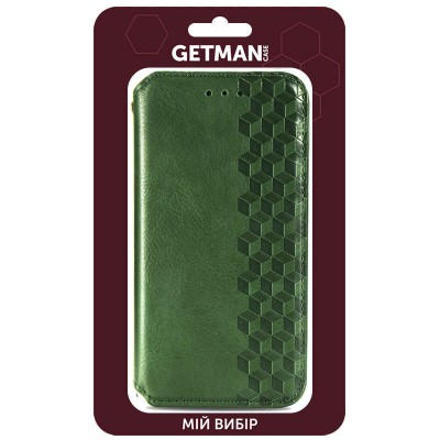 Шкіряний чохол книжка GETMAN Cubic (PU) для Samsung Galaxy A71 Зелений Шкіряний чохол книжка GETMAN Cubic (PU) для Samsung Galaxy A71 Зелений