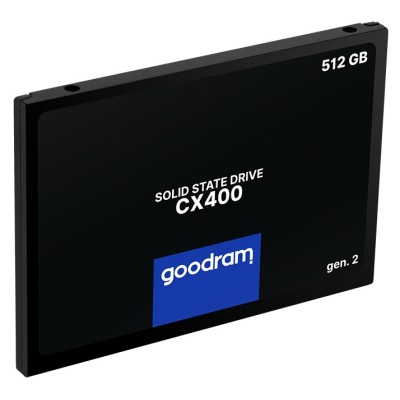 SSD внутрішні GOODRAM CX400 512GB GEN.2 SATAIII TLC (SSDPR-CX400-512-G2) комп'ютерний запам'ятовувальний пристрій SSD внутрішні GOODRAM CX400 512GB GEN.2 SATAIII TLC (SSDPR-CX400-512-G2) комп'ютерний запам'ятовувальний пристрій