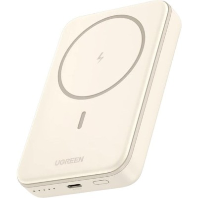 Power Bank UGREEN PB561 10000mAh 20W Magnetic Wireless бежевий Power Bank UGREEN PB561 10000mAh 20W Magnetic Wireless бежевий