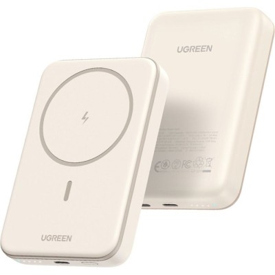 Power Bank UGREEN PB561 10000mAh 20W Magnetic Wireless бежевий Power Bank UGREEN PB561 10000mAh 20W Magnetic Wireless бежевий