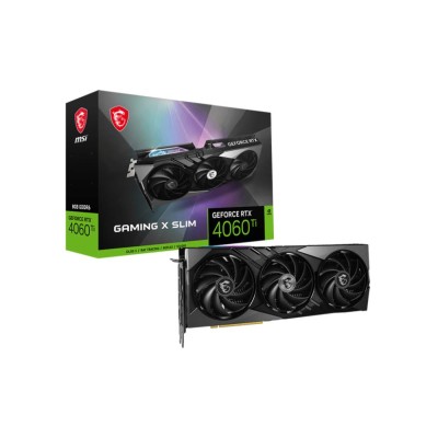 Відеокарта PCIE8 RTX4060TI 8GB GDDR6 RTX4060TI GAMING SLIM 8G MSI Відеокарта PCIE8 RTX4060TI 8GB GDDR6 RTX4060TI GAMING SLIM 8G MSI