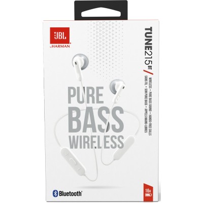 Навушники JBL T215BT (JBLT215BTWHT) White