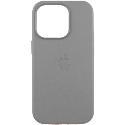 Шкіряний чохол Leather Case (AAA) with MagSafe and Animation для Apple iPhone 16 Pro Max (6.9") Light Gray Шкіряний чохол Leather Case (AAA) with MagSafe and Animation для Apple iPhone 16 Pro Max (6.9") Light Gray
