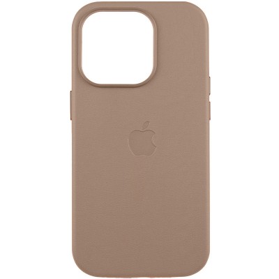 Шкіряний чохол Leather Case (AAA) with MagSafe and Animation для Apple iPhone 16 Pro Max (6.9") Taupe Шкіряний чохол Leather Case (AAA) with MagSafe and Animation для Apple iPhone 16 Pro Max (6.9") Taupe