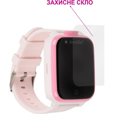 Дитячий смарт-годинник с видеозвонком AmiGo GO006 GPS 4G WIFI Pink Дитячий смарт-годинник с видеозвонком AmiGo GO006 GPS 4G WIFI Pink