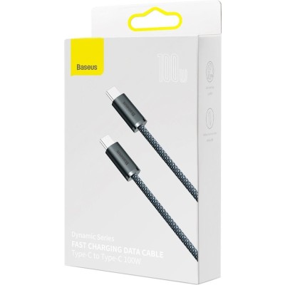 Кабель Baseus Dynamic Series Type-C To Type-C 100W 1m (CALD000216) Gray