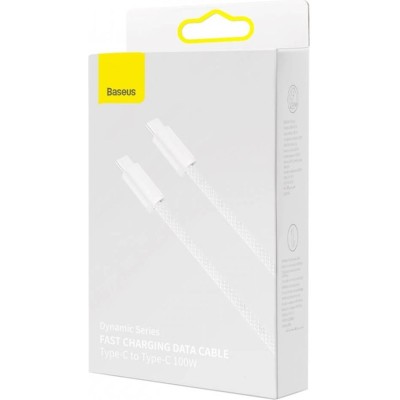 Кабель Baseus Superior Type-C/Type-C 100W (1m) CALD000202 White