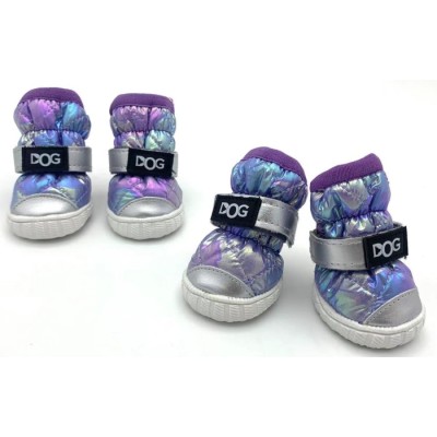Взуття для собак Pet DOG Teddy shoes розмір L Фіолетовий Взуття для собак Pet DOG Teddy shoes розмір L Фіолетовий