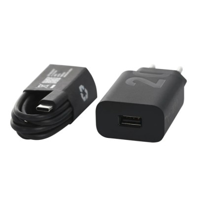 Зарядний пристрій MOTOROLA 20W USB-A + кабель 1m USB-C (SJMC202-C) чорний