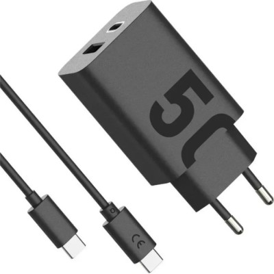 Зарядний пристрій MOTOROLA 50W U+C + кабель USB-C (SJMC502) Зарядний пристрій MOTOROLA 50W U+C + кабель USB-C (SJMC502)