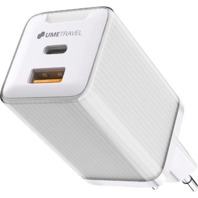 Зарядний пристрій UMETRAVEL A9X C+U 65W GaN біл. Зарядний пристрій UMETRAVEL A9X C+U 65W GaN біл.