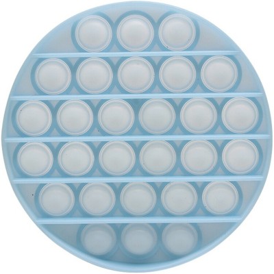 Іграшка антистрес Rodent Pioneer Pop It Luminous blue circle Plastic bag (SD-GT-C015)