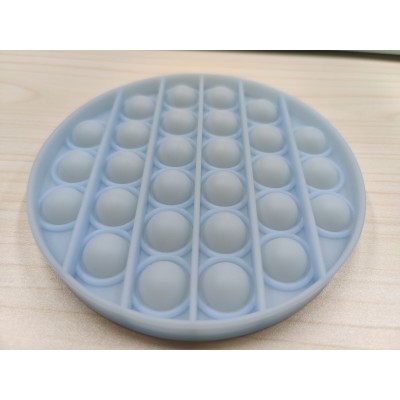 Іграшка антистрес Rodent Pioneer Pop It Luminous blue circle Plastic bag (SD-GT-C015)