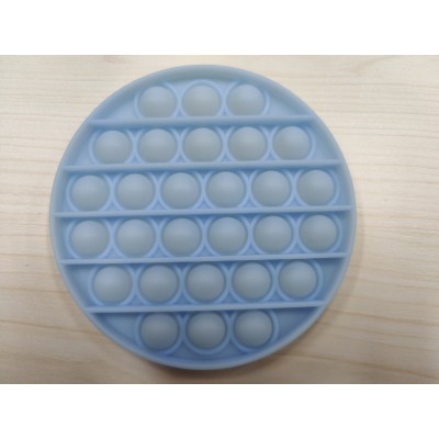 Іграшка антистрес Rodent Pioneer Pop It Luminous blue circle Plastic bag (SD-GT-C015)