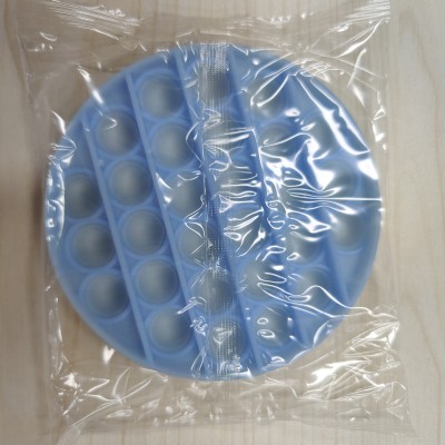 Іграшка антистрес Rodent Pioneer Pop It Luminous blue circle Plastic bag (SD-GT-C015)