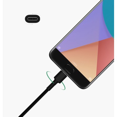 Кабель Xiaomi Mi Type-C Braide Cable Black Кабель Xiaomi Mi Type-C Braide Cable Black