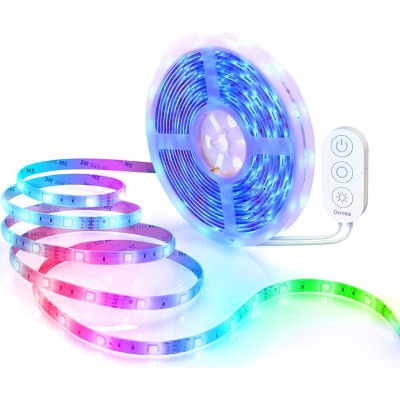 Стрічка світлодіодна розумна Govee H6110 RGB Smart Wi-Fi + Bluetooth LED Strip Lights 10м Білий