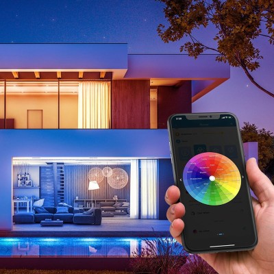 Стрічка світлодіодна розумна Govee H6110 RGB Smart Wi-Fi + Bluetooth LED Strip Lights 10м Білий