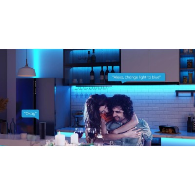 Стрічка світлодіодна розумна Govee H6110 RGB Smart Wi-Fi + Bluetooth LED Strip Lights 10м Білий