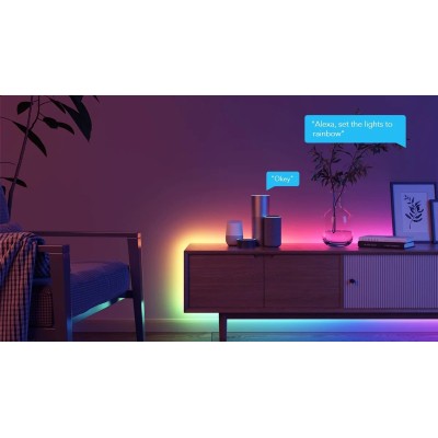 Стрічка світлодіодна розумна Govee H618A RGBIC Basic Wi-Fi + Bluetooth LED Strip Light 5м Білий
