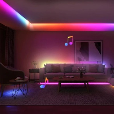 Стрічка світлодіодна розумна Govee H618A RGBIC Basic Wi-Fi + Bluetooth LED Strip Light 5м Білий