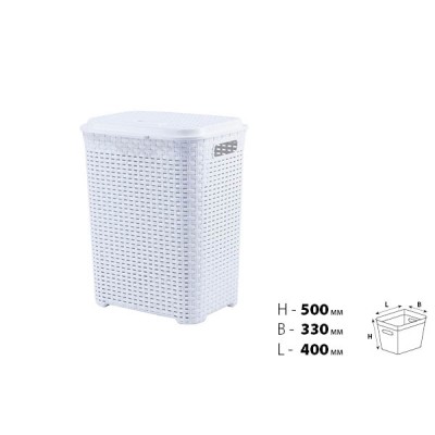 Корзина д/білизни VIOLET HOUSE 0778 Роттанг WHITE 45 л (0778 Роттанг WHITE 45 л) Корзина д/білизни VIOLET HOUSE 0778 Роттанг WHITE 45 л (0778 Роттанг WHITE 45 л)