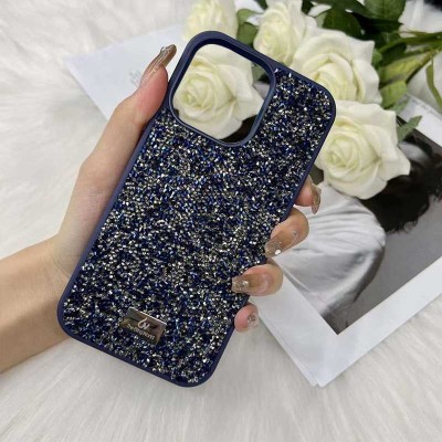 TPU чохол Bling World Rock Diamond для Apple iPhone 14 Pro Max (6.7") Синій TPU чохол Bling World Rock Diamond для Apple iPhone 14 Pro Max (6.7") Синій
