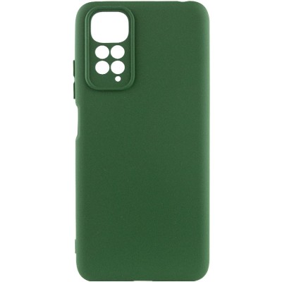 Чохол Silicone Cover Lakshmi Full Camera (AA) для Xiaomi Redmi Note 11 (Global) / Note 11S Зелений / Dark green Чохол Silicone Cover Lakshmi Full Camera (AA) для Xiaomi Redmi Note 11 (Global) / Note 11S Зелений / Dark green