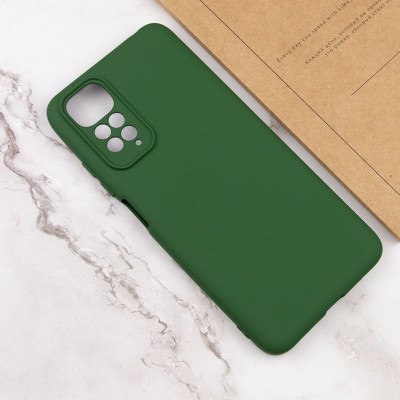 Чохол Silicone Cover Lakshmi Full Camera (AA) для Xiaomi Redmi Note 11 (Global) / Note 11S Зелений / Dark green Чохол Silicone Cover Lakshmi Full Camera (AA) для Xiaomi Redmi Note 11 (Global) / Note 11S Зелений / Dark green