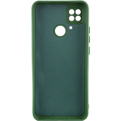 Чохол TPU GETMAN Liquid Silk Full Camera для Xiaomi Redmi 10C Зелений / Dark green Чохол TPU GETMAN Liquid Silk Full Camera для Xiaomi Redmi 10C Зелений / Dark green