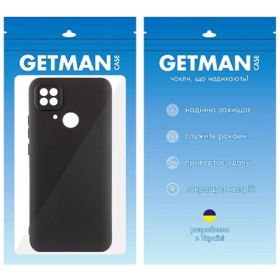 Чохол TPU GETMAN Liquid Silk Full Camera для Xiaomi Redmi 10C Чорний / Black Чохол TPU GETMAN Liquid Silk Full Camera для Xiaomi Redmi 10C Чорний / Black