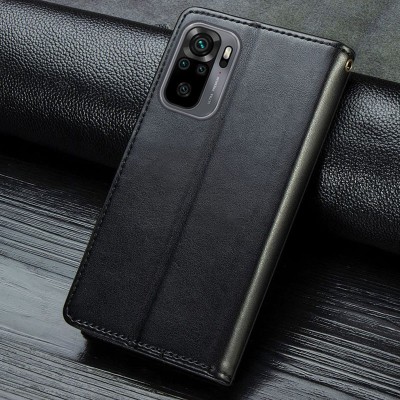 Шкіряний чохол книжка GETMAN Gallant (PU) для Xiaomi Redmi Note 10 / Note 10s Чорний Шкіряний чохол книжка GETMAN Gallant (PU) для Xiaomi Redmi Note 10 / Note 10s Чорний