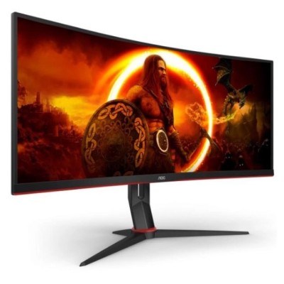 Монітор AOC 34" CU34G2XP/BK 21:9 VA Curved WQHD 180Hz HDMI DP USB Height Black/Red Монітор AOC 34" CU34G2XP/BK 21:9 VA Curved WQHD 180Hz HDMI DP USB Height Black/Red