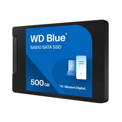 Твердотільний запам’ятовувальний пристрій накопичувач (SSD) SATA 2.5" 500GB 6GB/S BLUE SA510 WDS500G3B0A WDC