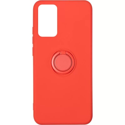 Чехол TPU Candy Ring для Samsung Galaxy A02s Красный / Red Чехол TPU Candy Ring для Samsung Galaxy A02s Красный / Red