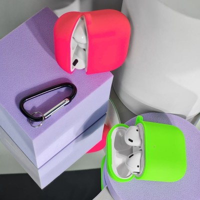 Чохол Silicone Case Full for AirPods 1/2 turquoise