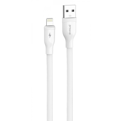 Кабель Proove Flat Out Lightning 2.4A (1m) (CCFO20001102) White
