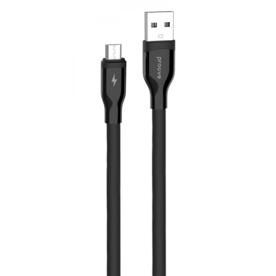 Кабель Proove Flat Out Micro USB 2.4A (1m) (CCFO20001301) Black