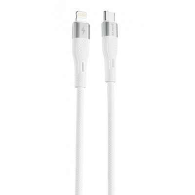 Кабель Proove Light Silicone Type-C To Lightning 27W (1m) (CCLC27002102) White Кабель Proove Light Silicone Type-C To Lightning 27W (1m) (CCLC27002102) White