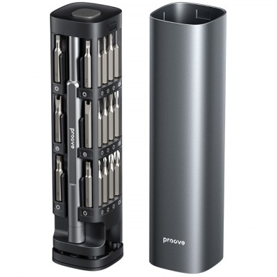 Багатофункціональний набір викруток Proove Fixer 46in1 (MTSF46000003) Gray