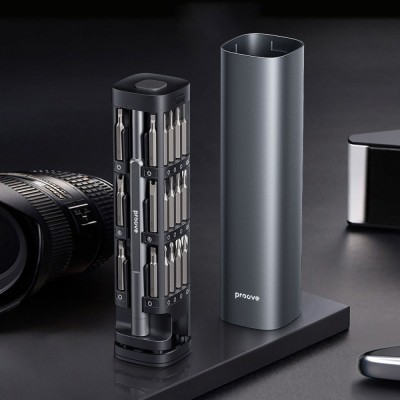 Багатофункціональний набір викруток Proove Fixer 46in1 (MTSF46000003) Gray