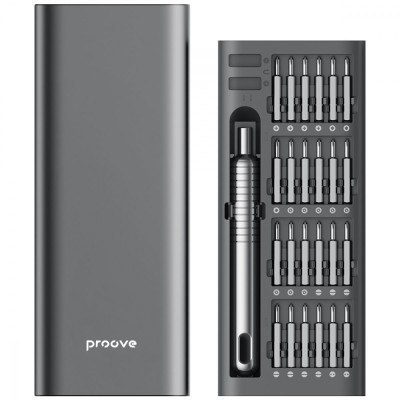 Багатофункціональний набір викруток Proove Fixer 51in1 (MTSF51000003) Gray Багатофункціональний набір викруток Proove Fixer 51in1 (MTSF51000003) Gray