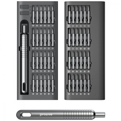 Багатофункціональний набір викруток Proove Fixer 51in1 (MTSF51000003) Gray Багатофункціональний набір викруток Proove Fixer 51in1 (MTSF51000003) Gray