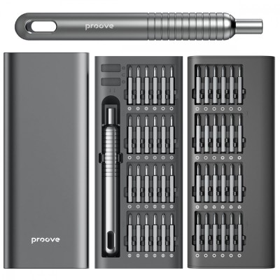 Багатофункціональний набір викруток Proove Fixer 51in1 (MTSF51000003) Gray Багатофункціональний набір викруток Proove Fixer 51in1 (MTSF51000003) Gray